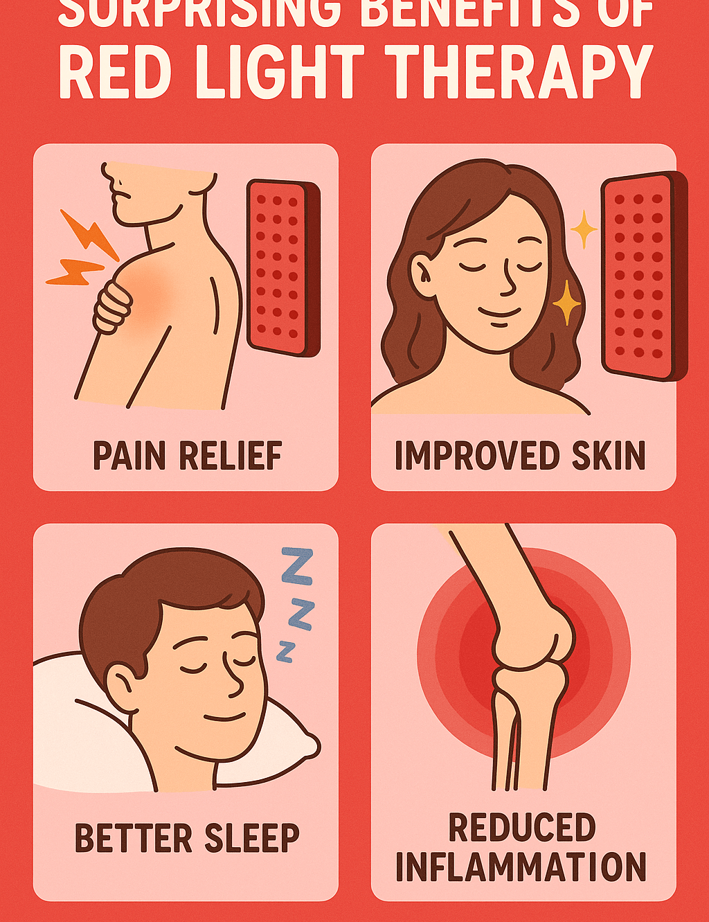 10 Surprising Benefits of Red Light Therapy You Didn’t Know About - Solarity Labs