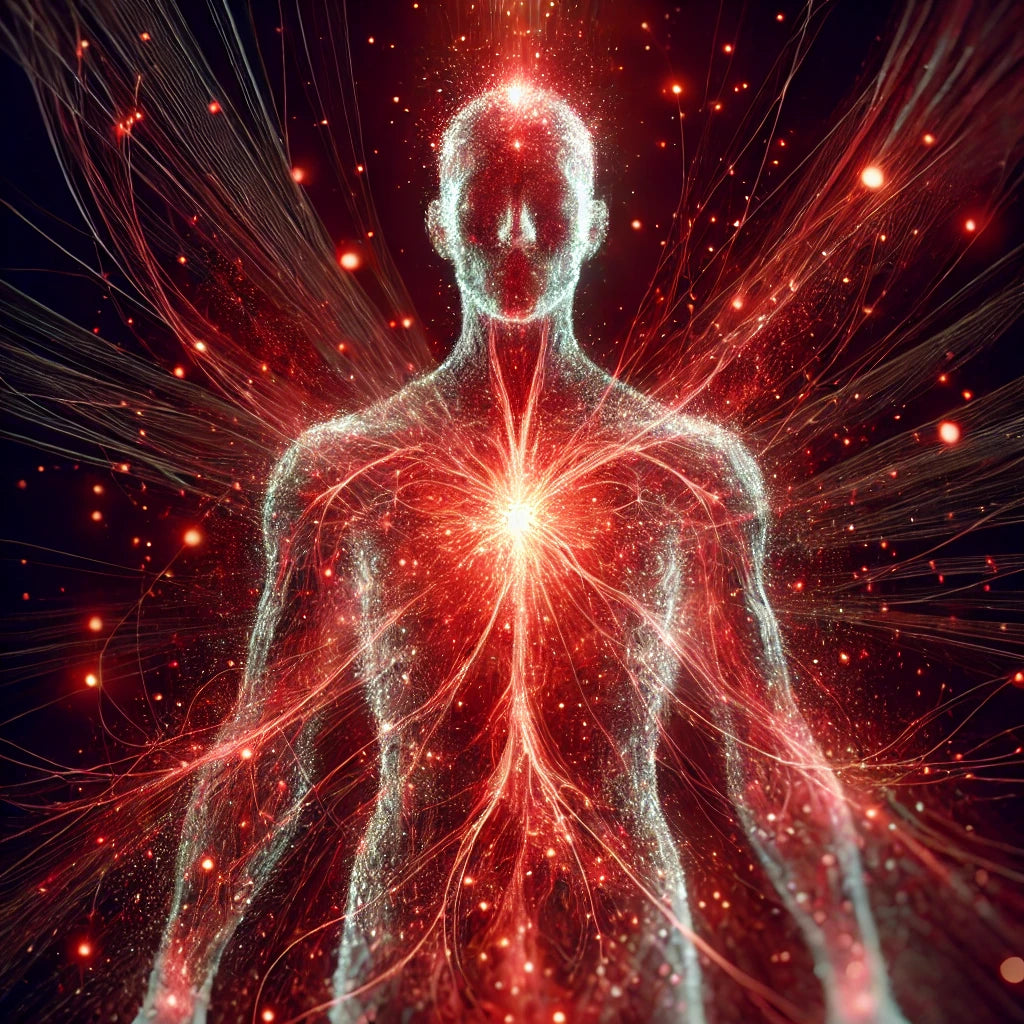 DALL_E_2025-03-14_14.35.23_-_An_abstract_visualization_of_the_human_silhouette_glowing_with_red_light_effects_and_sparkles_representing_energy_and_consciousness._The_figure_appea.webp